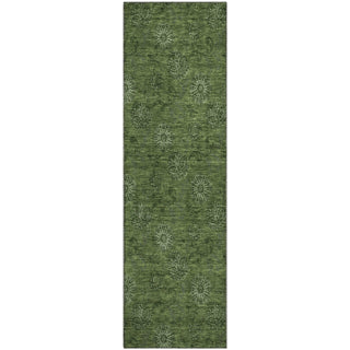 Piper Looms Mayfield Floral AMF788 Olive Machine Washable Area Rug Runner Main Image