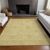 Piper Looms Mayfield Floral AMF789 Gold Machine Washable Area Rug Lifestyle Image Feature