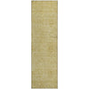Piper Looms Mayfield Floral AMF789 Gold Machine Washable Area Rug Runner Main Image