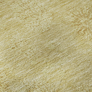 Piper Looms Mayfield Floral AMF789 Gold Machine Washable Area Rug Swatch Image