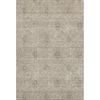 Piper Looms Mayfield Floral AMF789 Khaki Machine Washable Area Rug main image