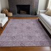 Piper Looms Mayfield Floral AMF789 Plum Machine Washable Area Rug Lifestyle Image Feature