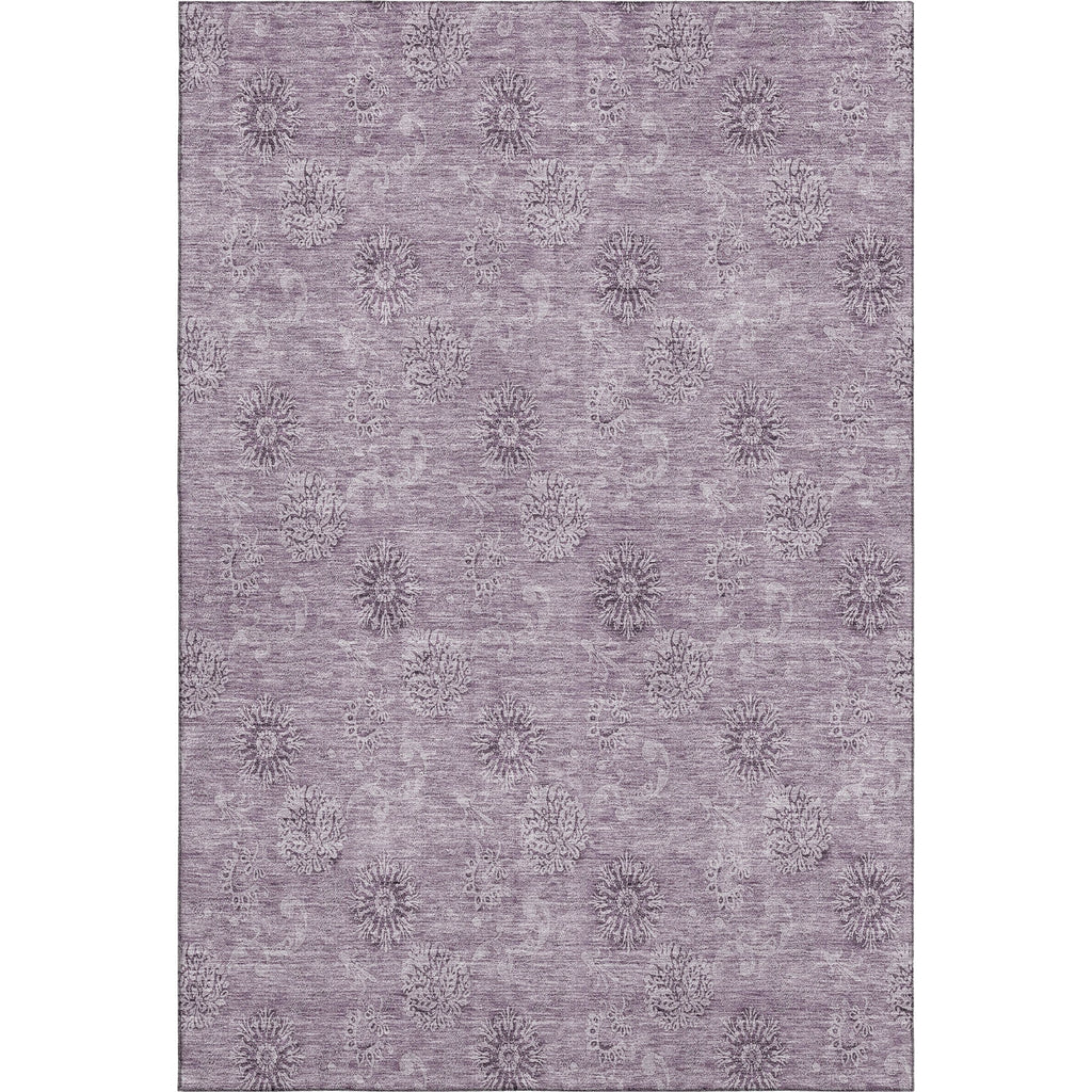 Piper Looms Mayfield Floral AMF789 Plum Machine Washable Area Rug main image