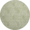 Piper Looms Mayfield Floral AMF789 Sage Machine Washable Area Rug Round Main Image