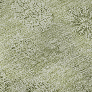 Piper Looms Mayfield Floral AMF789 Sage Machine Washable Area Rug Swatch Image