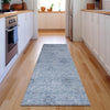Piper Looms Mayfield Floral AMF789 Sky Machine Washable Area Rug Runner Lifestyle Image Feature