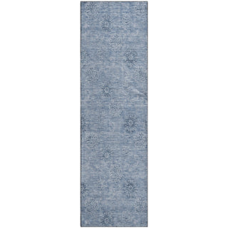 Piper Looms Mayfield Floral AMF789 Sky Machine Washable Area Rug Runner Main Image