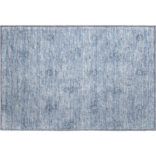 Piper Looms Mayfield Floral AMF789 Sky Machine Washable Area Rug Scatter Main Image