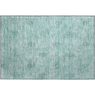 Piper Looms Mayfield Floral AMF789 Teal Machine Washable Area Rug Scatter Main Image