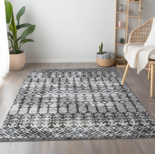 Piper Looms Mayfield Tribal Boho AMF79 Ash Machine Washable Area Rug Lifestyle Image Feature