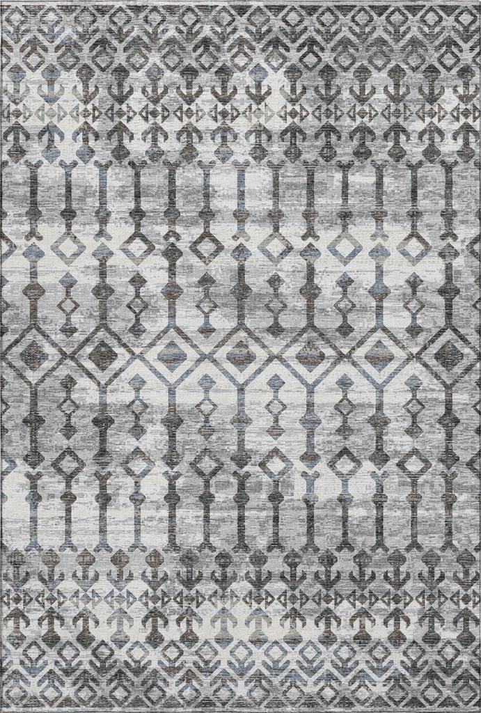 Piper Looms Mayfield Tribal Boho AMF79 Ash Machine Washable Area Rug main image