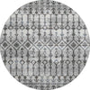 Piper Looms Mayfield Tribal Boho AMF79 Ash Machine Washable Area Rug Round Main Image