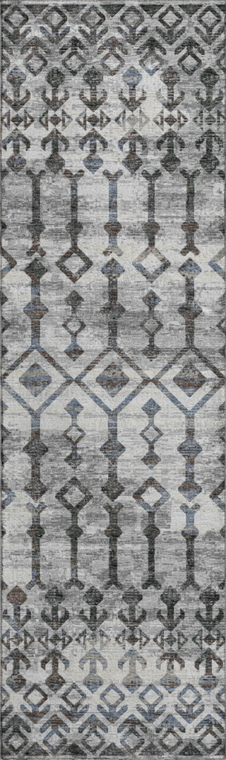 Piper Looms Mayfield Tribal Boho AMF79 Ash Machine Washable Area Rug Runner Main Image