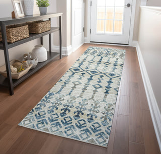 Piper Looms Mayfield Tribal Boho AMF79 Ivory Machine Washable Area Rug Runner Lifestyle Image Feature