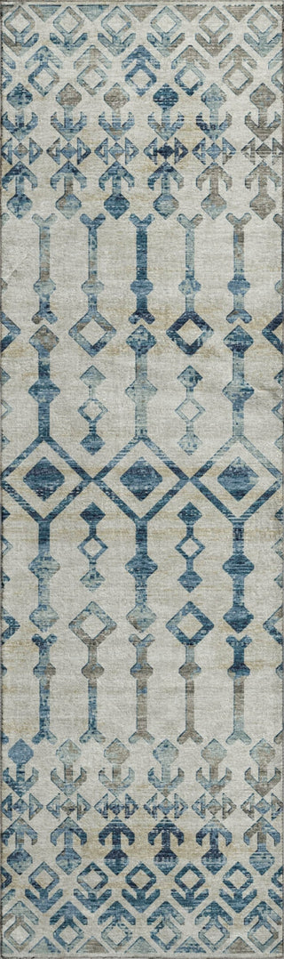 Piper Looms Mayfield Tribal Boho AMF79 Ivory Machine Washable Area Rug Runner Main Image