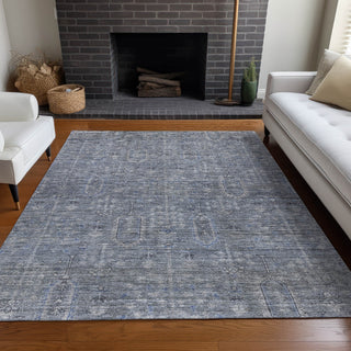 Piper Looms Mayfield Southwest AMF790 Blue Machine Washable Area Rug Lifestyle Image Feature