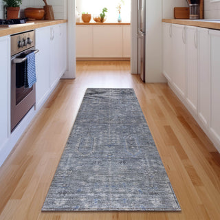 Piper Looms Mayfield Southwest AMF790 Blue Machine Washable Area Rug Runner Lifestyle Image Feature