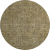 Piper Looms Mayfield Southwest AMF790 Brown Machine Washable Area Rug Round Main Image
