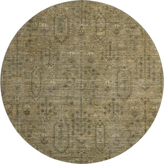 Piper Looms Mayfield Southwest AMF790 Brown Machine Washable Area Rug Round Main Image