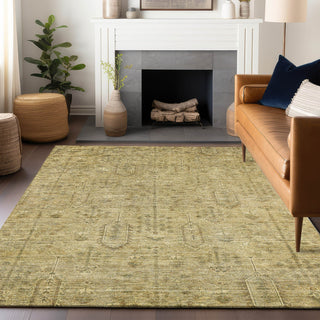 Piper Looms Mayfield Southwest AMF790 Gold Machine Washable Area Rug Lifestyle Image Feature