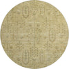Piper Looms Mayfield Southwest AMF790 Gold Machine Washable Area Rug Round Main Image