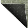 Piper Looms Mayfield Southwest AMF790 Green Machine Washable Area Rug Backing Image