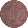 Piper Looms Mayfield Southwest AMF790 Paprika Machine Washable Area Rug Round Main Image