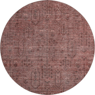 Piper Looms Mayfield Southwest AMF790 Paprika Machine Washable Area Rug Round Main Image