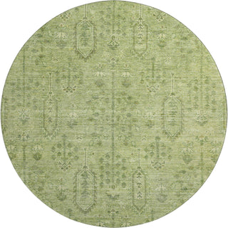 Piper Looms Mayfield Southwest AMF790 Sage Machine Washable Area Rug Round Main Image