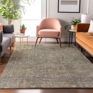 Piper Looms Mayfield Southwest AMF790 Taupe Machine Washable Area Rug Lifestyle Image Feature