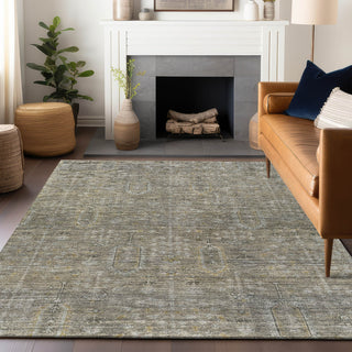 Piper Looms Mayfield Southwest AMF790 Taupe Machine Washable Area Rug Lifestyle Image Feature