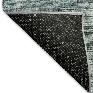 Piper Looms Mayfield Southwest AMF790 Teal Machine Washable Area Rug Backing Image