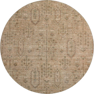 Piper Looms Mayfield Southwest AMF790 Terracotta Machine Washable Area Rug Round Main Image