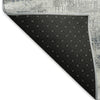Piper Looms Mayfield Lines AMF791 Gray Machine Washable Area Rug Backing Image