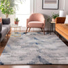 Piper Looms Mayfield Lines AMF791 Gray Machine Washable Area Rug Lifestyle Image Feature