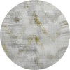 Piper Looms Mayfield Lines AMF791 Taupe Machine Washable Area Rug Round Main Image
