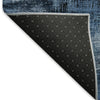 Piper Looms Mayfield Lines AMF792 Blue Machine Washable Area Rug Backing Image