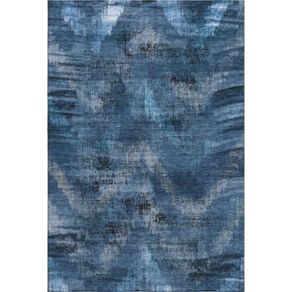 Piper Looms Mayfield Lines AMF792 Blue Machine Washable Area Rug main image