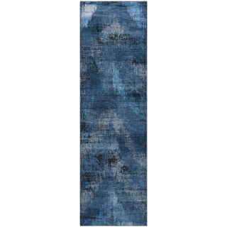 Piper Looms Mayfield Lines AMF792 Blue Machine Washable Area Rug Runner Main Image