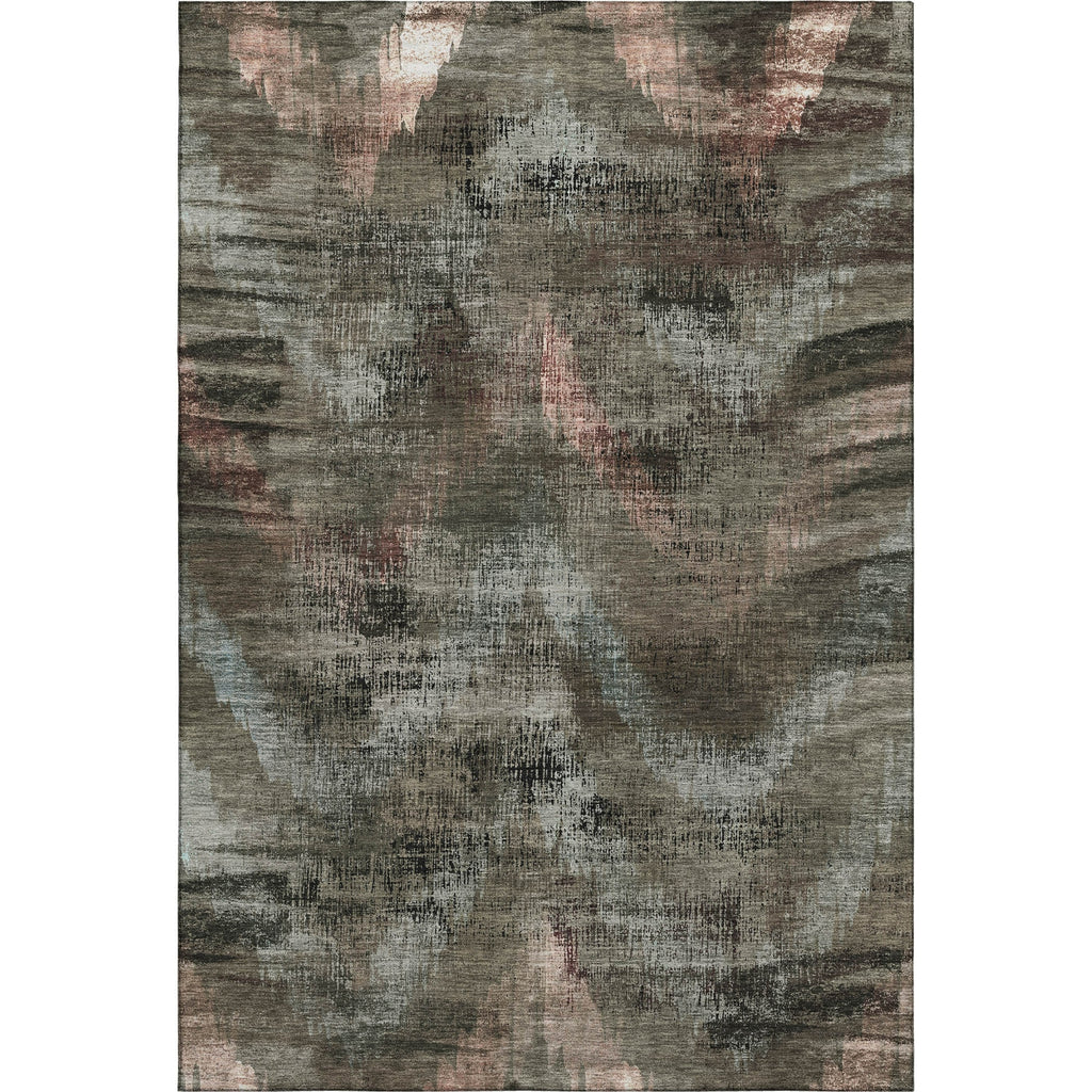 Piper Looms Mayfield Lines AMF792 Brown Machine Washable Area Rug main image