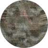 Piper Looms Mayfield Lines AMF792 Brown Machine Washable Area Rug Round Main Image