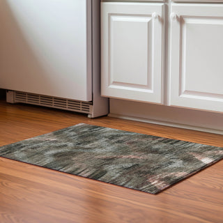 Piper Looms Mayfield Lines AMF792 Brown Machine Washable Area Rug Scatter Lifestyle Image Feature