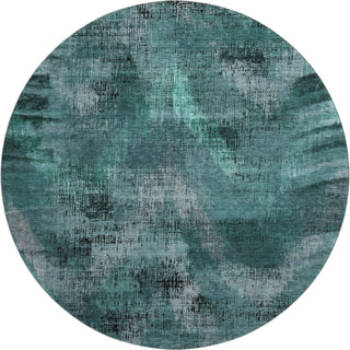 Piper Looms Mayfield Lines AMF792 Fern Machine Washable Area Rug Round Main Image