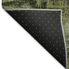 Piper Looms Mayfield Lines AMF792 Olive Machine Washable Area Rug Backing Image