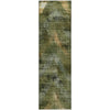 Piper Looms Mayfield Lines AMF792 Olive Machine Washable Area Rug Runner Main Image