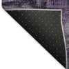 Piper Looms Mayfield Lines AMF792 Purple Machine Washable Area Rug Backing Image