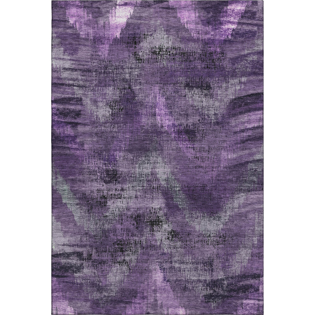 Piper Looms Mayfield Lines AMF792 Purple Machine Washable Area Rug main image