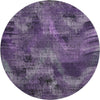 Piper Looms Mayfield Lines AMF792 Purple Machine Washable Area Rug Round Main Image