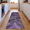 Piper Looms Mayfield Lines AMF792 Purple Machine Washable Area Rug Runner Lifestyle Image Feature