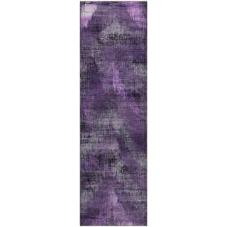 Piper Looms Mayfield Lines AMF792 Purple Machine Washable Area Rug Runner Main Image